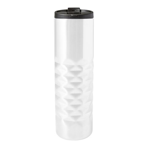 Thermobecher &#039;Diamond&#039; aus Edelstahl Weiß | ohne Werbeanbringung | Nicht verfügbar | Nicht verfügbar