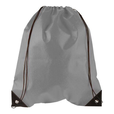 Turnbeutel &#039;Jim&#039; aus Nonwoven Grau | ohne Werbeanbringung | Nicht verfügbar | Nicht verfügbar