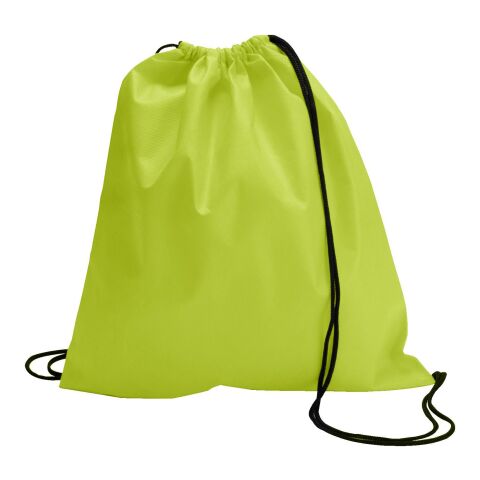 Schuh-/Rucksack (Turnbeutel) 'Modo' aus Non-Woven limone | ohne Werbeanbringung | Nicht verfügbar | Nicht verfügbar