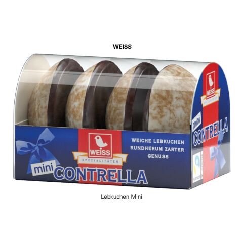 Lebkuchen Mini 4er WEISS weiß | ohne Werbeanbringung