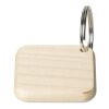 Holzschlüsselanhänger "Maple" eckig natur | ohne Werbeanbringung | Nicht verfügbar | Nicht verfügbar