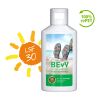 50 ml Flasche - Sonnenmilch LSF 30 - Body Label Weiß | ohne Werbeanbringung