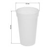 Trinkbecher "Pfand" 0,4 l transparent milchig | ohne Werbeanbringung | Nicht verfügbar | Nicht verfügbar