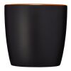 Riviera Keramiktasse schwarz-orange