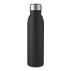 Harper 700 ml RCS-zertifizierte Sportflasche aus Edelstahl mit Metallschlaufe schwarz