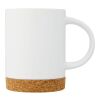 Neiva 425 ml Keramiktasse mit Korkboden Standard | weiß | ohne Werbeanbringung | Nicht verfügbar | Nicht verfügbar