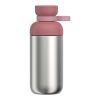 Mepal Vita 500 ml Trinkflasche aus recyceltem Edelstahl (Kohlensäure geeignet) rosa