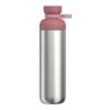 Mepal Vita 900 ml Trinkflasche aus recyceltem Edelstahl (Kohlensäure geeignet) rosa