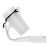 Lior Sublimation Lanyard mit Silikonband weiß