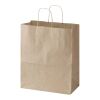 Kraft 80–90 g/m² Papiertasche mit Kordelgriffen – 32 × 17 × 39 cm Kraftpapier | ohne Werbeanbringung | Nicht verfügbar | Nicht verfügbar