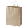 Kraft 80–90 g/m² Papiertasche mit Kordelgriffen – 25 × 15 × 32 cm Kraftpapier | ohne Werbeanbringung | Nicht verfügbar | Nicht verfügbar