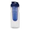 H2O Base® 650 ml Sportflasche mit Klappdeckel und Infusor transparent-blau | ohne Werbeanbringung | Nicht verfügbar | Nicht verfügbar