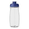 H2O Pulse® 600 ml Sportflasche mit Klappdeckel transparent-blau | ohne Werbeanbringung | Nicht verfügbar | Nicht verfügbar