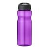 H2O Eco 650 ml Sportflasche mit Ausgussdeckel lila-schwarz | ohne Werbeanbringung | Nicht verfügbar | Nicht verfügbar