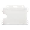 Vega Kartenhalter aus recyceltem Kunststoff weiß gefrosted | ohne Werbeanbringung | Nicht verfügbar | Nicht verfügbar