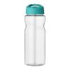 H2O Active® Base Tritan™ 650 ml Sportflasche mit Ausgussdeckel transparent-aquablau | ohne Werbeanbringung | Nicht verfügbar | Nicht verfügbar
