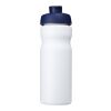 Baseline® Plus 650 ml Sportflasche mit Klappdeckel weiss-blau | ohne Werbeanbringung | Nicht verfügbar | Nicht verfügbar