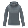 Sayan Kapuzenpullover mit halbem Reißverschluss für Damen Standard | stahlgrau | XL | ohne Werbeanbringung | Nicht verfügbar | Nicht verfügbar | Nicht verfügbar