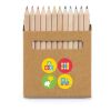 COLOURED. Buntstift Schachtel mit 12 Buntstiften Natur | ohne Werbeanbringung | Nicht verfügbar | Nicht verfügbar | Nicht verfügbar