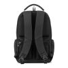 BOSTON SOLID. Laptop-Rucksack (17") aus 150D Nylon mit 2 gepolsterten Fächern schwarz