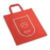ARLON. Faltbare Einkaufstasche aus Non-woven (80 g/m²) Blau | ohne Werbeanbringung | Nicht verfügbar | Nicht verfügbar | Nicht verfügbar