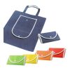 ARLON. Faltbare Einkaufstasche aus Non-woven (80 g/m²) Blau | ohne Werbeanbringung | Nicht verfügbar | Nicht verfügbar | Nicht verfügbar