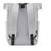 Rome Rucksack 12L aus rPET. Mit Rolltop-Design und Klettverschluss. Grau
