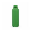 Hudson Trinkflasche 540ml aus recy. Edelstahl. Doppelwandig, gummierter Oberfläche Grün