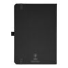 Dumas A5 Notizbuch aus recy.PU.Hardcover.70g/m². 160 Seiten, FSC®-zertifiziert Schwarz