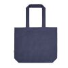 Aconcagua Einkaufstasche recy.Baumwolle (280 g/m²). Mit Bodenfalte Marineblau