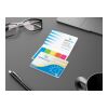 Haftmarker-Set Memo-Card Karton-Umschlag 77 × 54 mm | 4C-Quality | ohne Werbeanbringung | Rechteck/Folie | glänzend