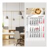 3-Monatskalender Einblatt Primus 3 Post A mit Jahresübersicht Hellgrau | 300 × 530 mm | ohne Werbeanbringung