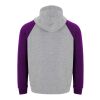 Badet zweifarbiger Kapuzenpullover für Kinder  heather grau-lila | 7/8