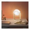 Coollux Multifunktions-LED-Lampe mit Bambusgriff Weiss | 1-farbiger Tampondruck | rechts vom Henkel | 65 mm x 30 mm