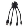 2087 | Xoopar Octopus Charging cable Schwarz | ohne Werbeanbringung | Nicht verfügbar | Nicht verfügbar | Nicht verfügbar