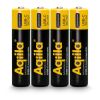 Aqiila Wiederaufladbare USB-C-Batterien AAA 600 mAh, 4er-Pack schwarz | ohne Werbeanbringung | Nicht verfügbar | Nicht verfügbar