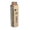 InSideOut Recycelte Glaswasserflasche ReuuZ mit Holzverschluss 650 ml Transparent | Gravur | Seite 1 | 149 mm x 55 mm
