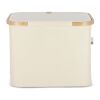 InSideOut faktbarer Korb mit Deckel Sogne 40,5 x 33 x 30cm Ecru | ohne Werbeanbringung | Nicht verfügbar | Nicht verfügbar