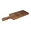 InSideOut Servierbrett aus Holz mit 3 Keramikschalen Ecru | Gravur | Seite 1 | 70 mm x 22 mm
