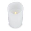 Koselys 3-teiliges LED-Kerzen-Set (batteriebetrieben) Creme | Digitaldruck | Kerze 3 | 25 mm x 140 mm