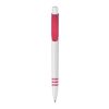 Kugelschreiber Tropic hardcolour Weiss-Rosa | 1-farbiger Siebdruck | 270° vom Clip | 40 mm x 25 mm | Nicht verfügbar