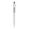 Kugelschreiber S30 hardcolour Weiss-Dunkelblau | 1-farbiger Siebdruck | 270° vom Clip | 40 mm x 25 mm | Nicht verfügbar