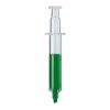 Spritzen-Textmarker Grün-Grün | 1-farbiger Tampondruck | Seite 1 | 50 mm x 8 mm | Nicht verfügbar