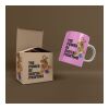Geschenkbox für Kaffeebecher Braun