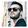 Sonnenbrille Justin Kaffee-Faser UV400 Natur | 1-farbiger Tampondruck | 1 cm vom linken Scharnier | 55 mm x 6 mm | Nicht verfügbar