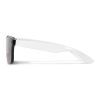 Justin R-PC Sonnenbrille mit verspiegelten Uni-Gläsern UV400 Weiss