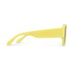 Bastian Sonnenbrille UV400 Hellgelb | 1-farbiger Tampondruck | 1 cm vom linken Scharnier | 50 mm x 15 mm