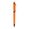 Kugelschreiber Raja Extra Orange-Schwarz | 1-farbiger Siebdruck | in Verlängerung vom Clip | 40 mm x 25 mm | Nicht verfügbar
