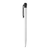 Kugelschreiber Ingeo TM Pen hardcolour Weiss-Schwarz | 1-farbiger Siebdruck | 180° vom Clip | 45 mm x 25 mm | Nicht verfügbar