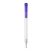 Kugelschreiber Ingeo TM Pen Clear Transparent Purpur | 1-farbiger Siebdruck | 270° vom Clip | 45 mm x 25 mm | Nicht verfügbar